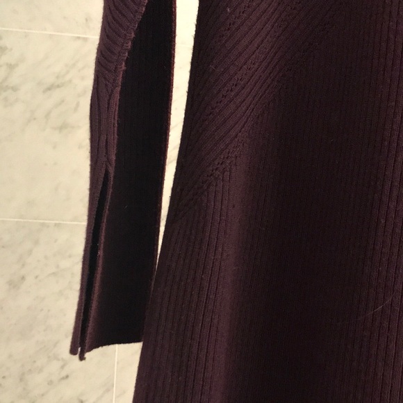 Dark Purple Club Monaco Sweater Dress - Picture 2 of 8